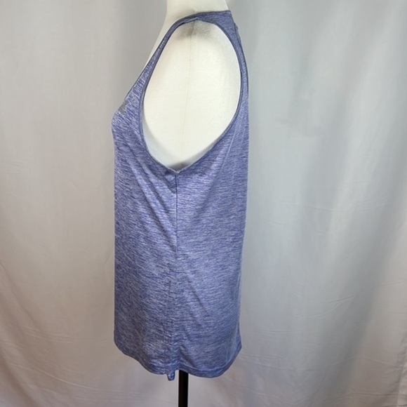 Adidas Heathered Purple Tank Top - Picture 3 of 7